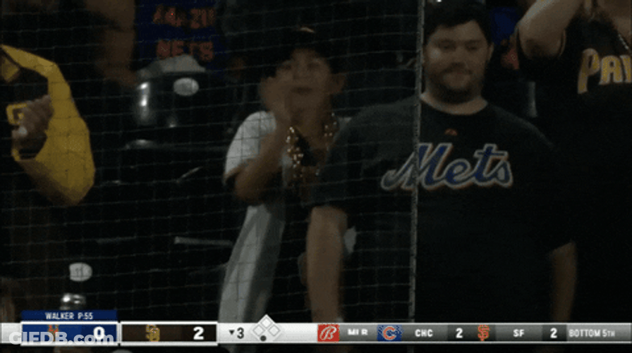 Slam Diego Padres Excited Fans Clapping GIF
