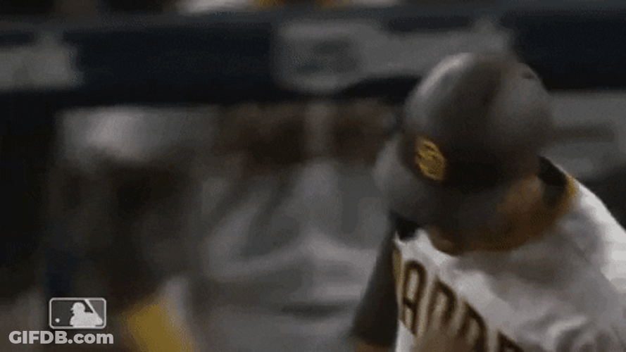 Slam Diego Padres Hand Signal GIF
