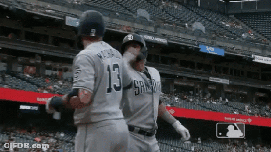 Slam Diego Padres Playful Air Dance GIF