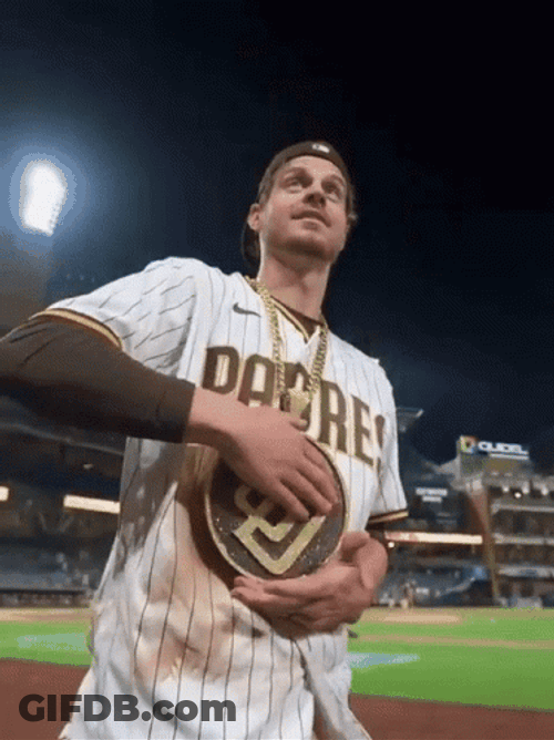 Slam Diego Padres SD Logo Spinning GIF