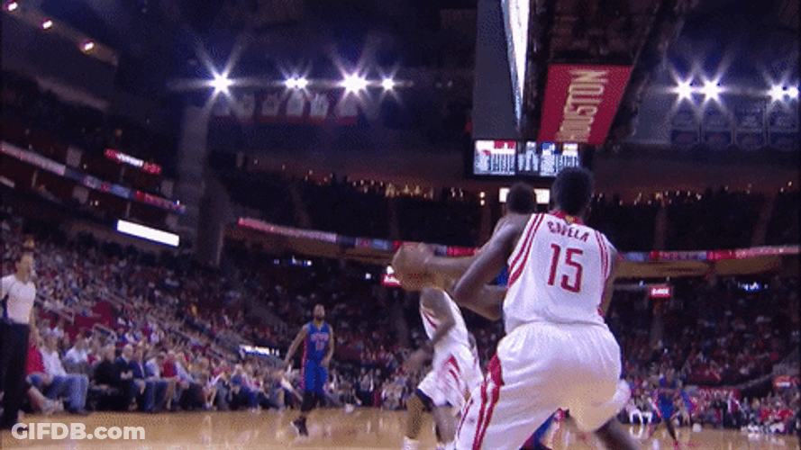 Slam Dunk Basketbal Shaq Dunking GIF