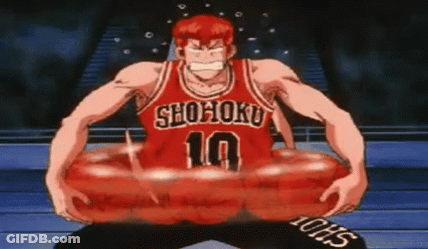 Slam Dunk Sakuragi Hanamichi Ball Spinning GIF