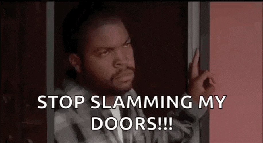 Slamming Door Shutting Door GIF