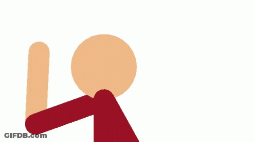 Slap Cam Logo With Stick Figure And Circle GIF