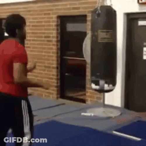 Slap Fight Awkward Boxing GIF