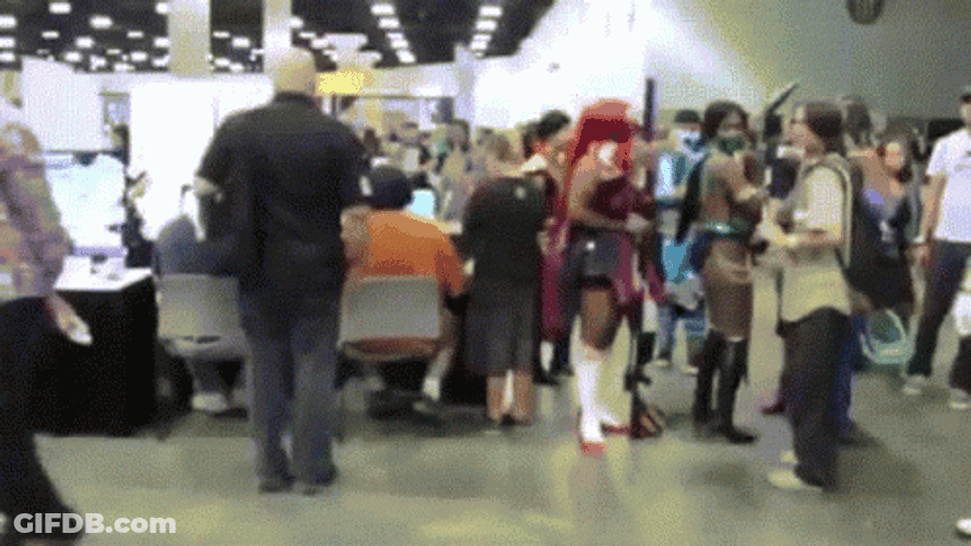Slap Fight Comic Con GIF