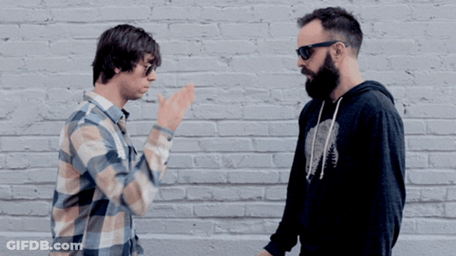 Slap Fight Funny Handshake GIF