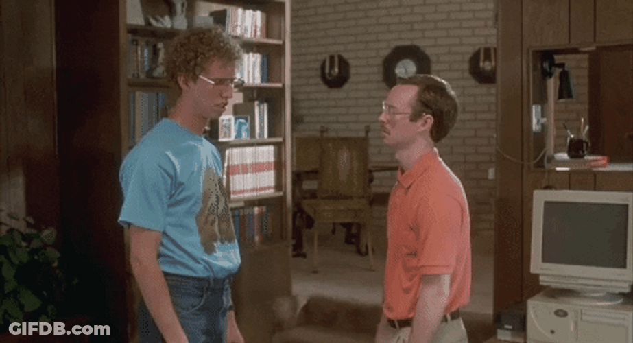Slap Fight Napoleon Dynamite GIF