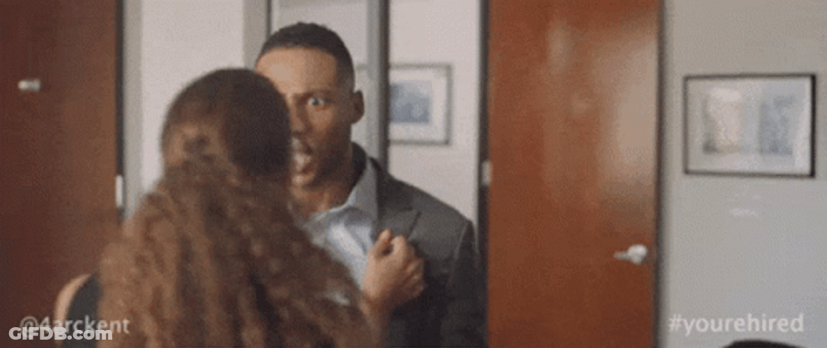 Slap Fight Office Chaos GIF