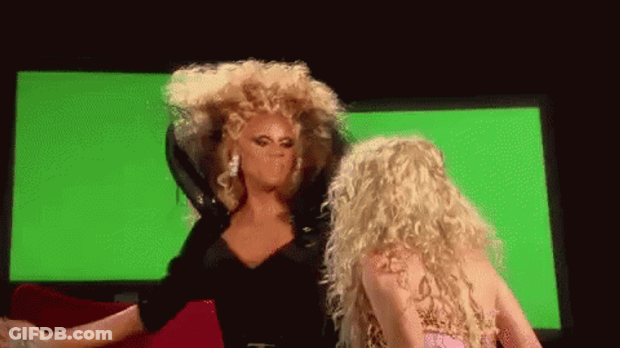 Slap Fight Rupaul Drag Queen GIF