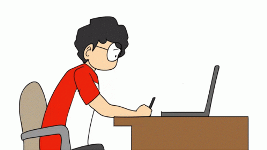 Slap Through Computer GIF