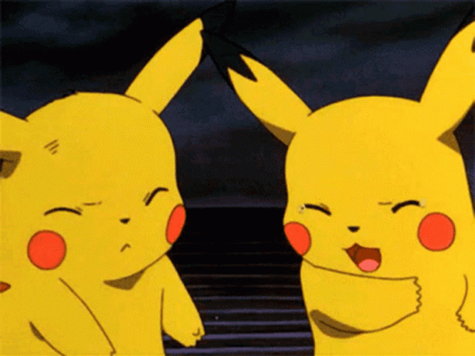 Slapping Another Pikachu Pokemon GIF