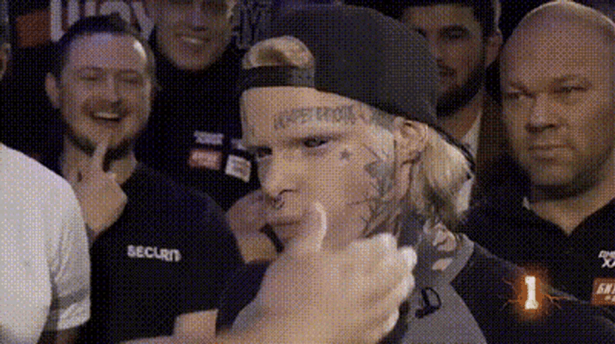 Slapping Champion KO Hit GIF
