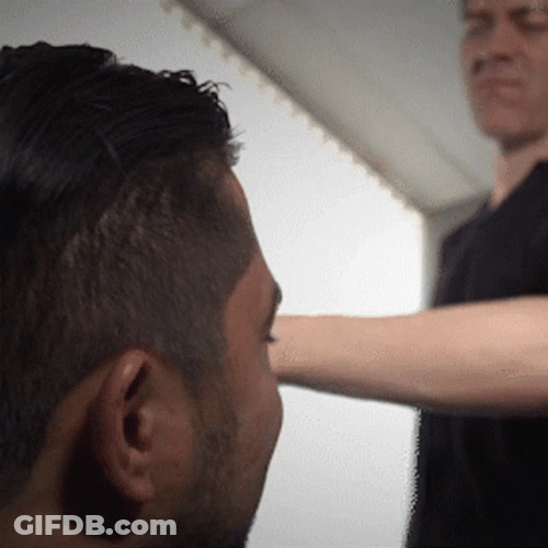 Slapping Face Slow Motion GIF
