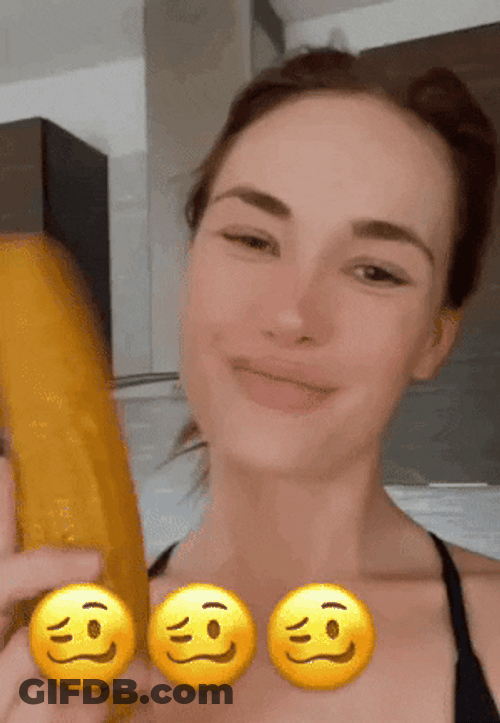 Slapping Face With Limp Corn GIF