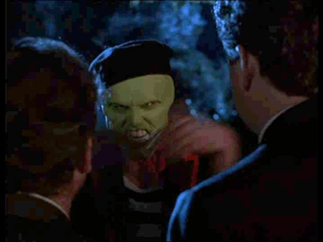 Slapping The Mask Jim Carrey GIF