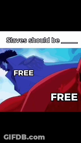 Slaves Should Be Free Meme GIF