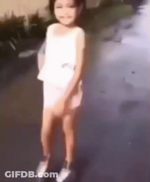 Slay Little Girl Model Pose Runway GIF