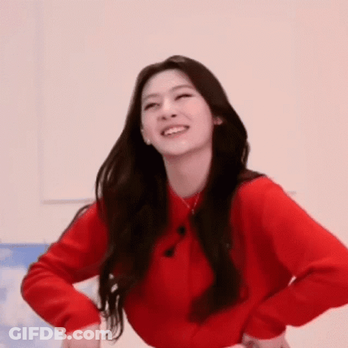 Slay Se-Eun Hair Flip GIF