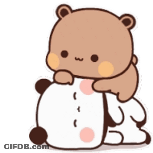 Sleep Cute Couple Moments Bubu And Dudu GIF
