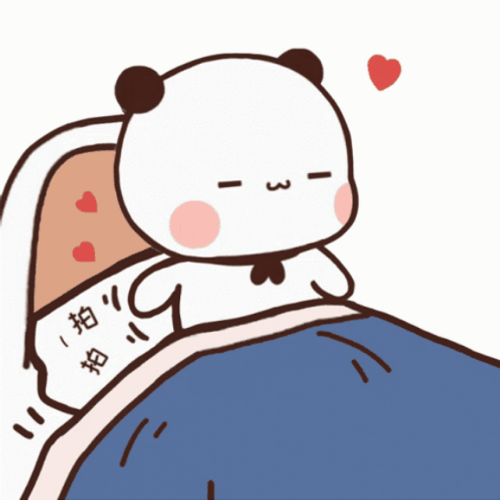 Sleep Cute Dudu Waking Up Moment GIF