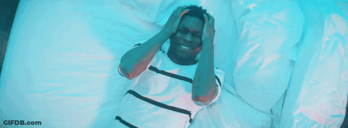 Sleep Stress Migraine Reaction GIF