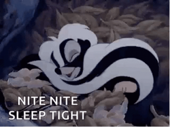 Sleep Tight Flower Bambi Disney GIF