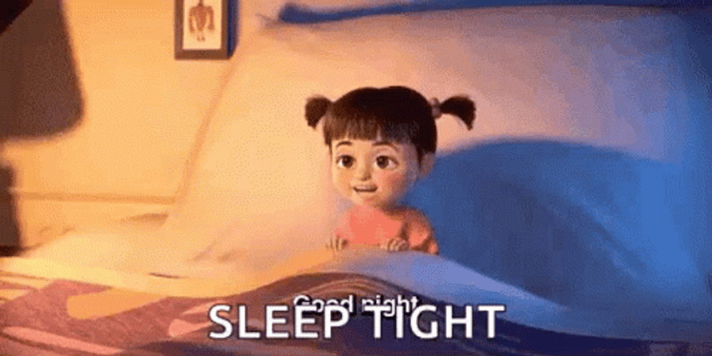 Sleep Tight Good Night Boo Monsters GIF