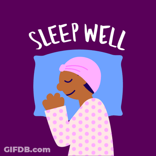 Sleep Well Greeting GIF