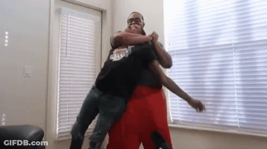 Sleeper Hold Almighty J Passing Out GIF