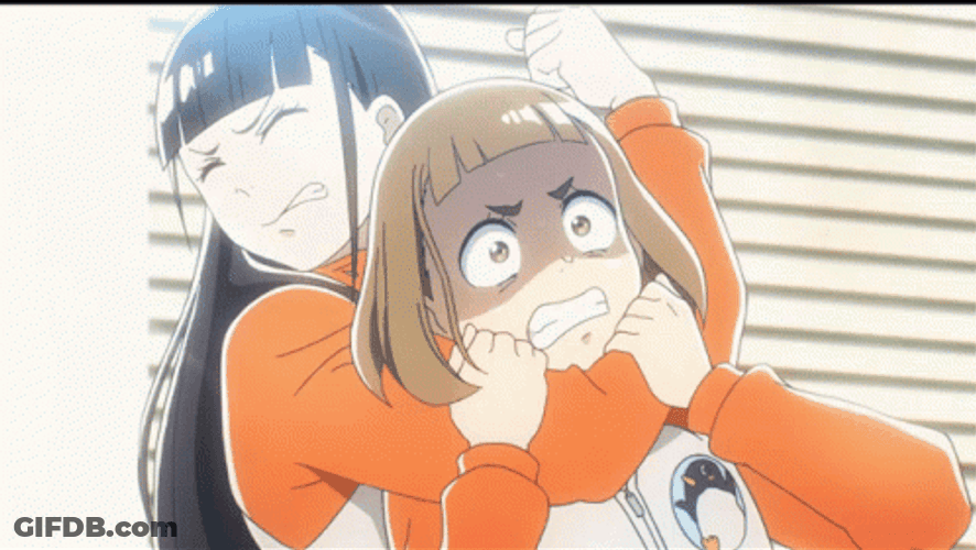 Sleeper Hold Anime Girls Place Further Than Universe GIF