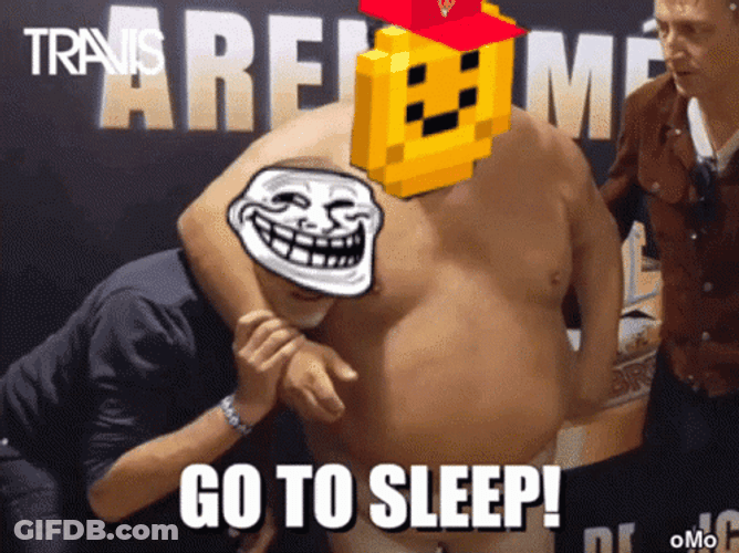 Sleeper Hold Troll Face Meme GIF