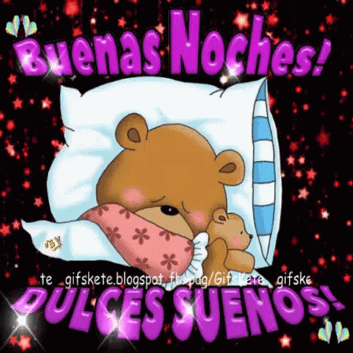 Sleeping Bear Feliz Noche GIF