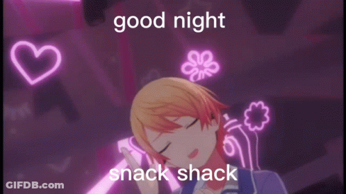 Sleeping Cartoon Good Night Snack Shack GIF