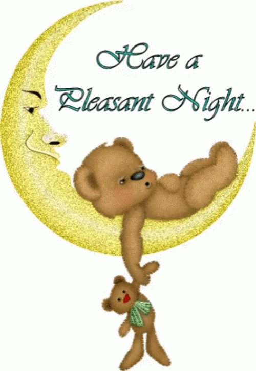 Sleeping Cute Bear Have A Great Night GIF
