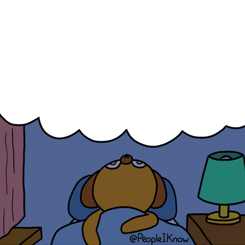Sleeping Dog Idiot Dream Cartoon GIF