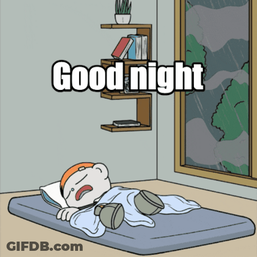 Sleeping In A Rainy Night GIF
