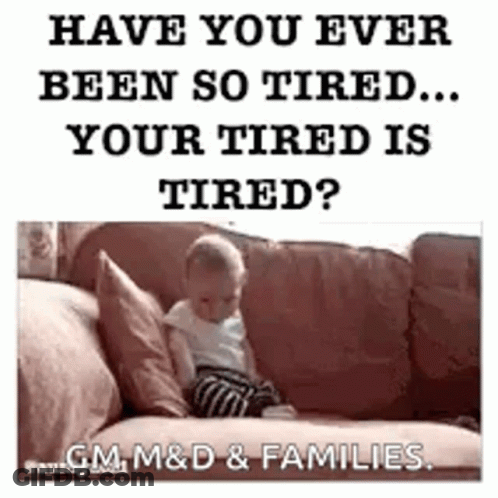 Sleeping Llama Saying I'm Tired GIF