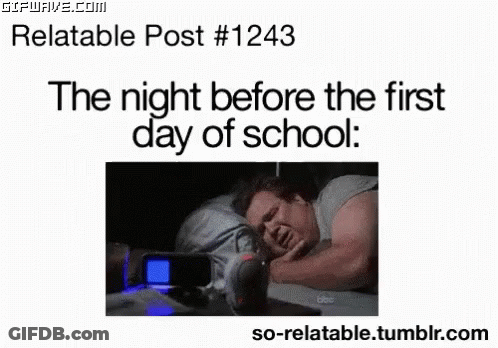 Sleeping Man Relatable Post GIF