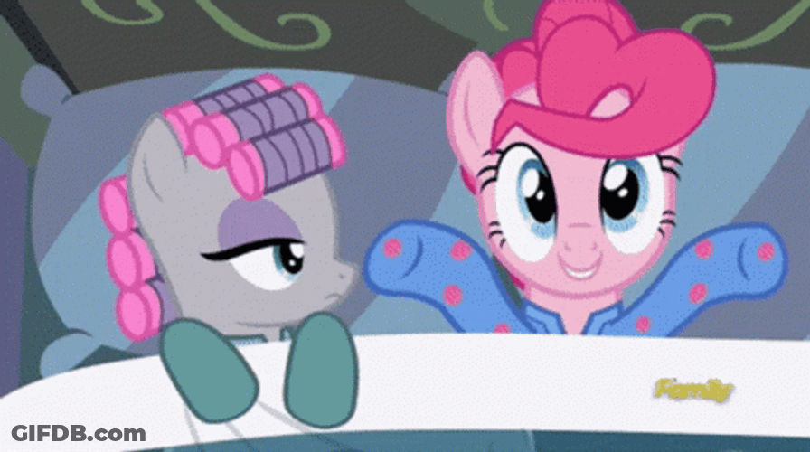 Sleeping Pinkie Pie GIF