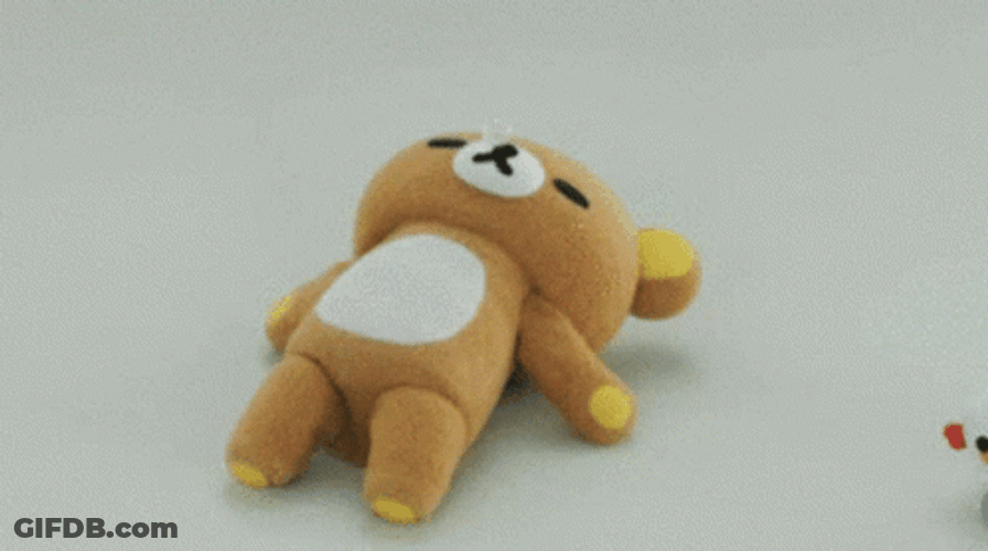 Sleeping Rilakkuma With Bubble GIF