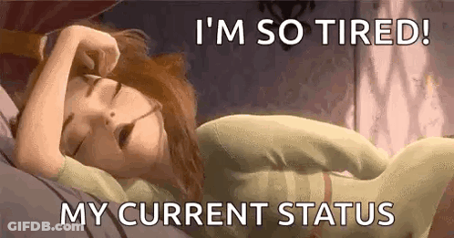 Sleeping So Tired GIF