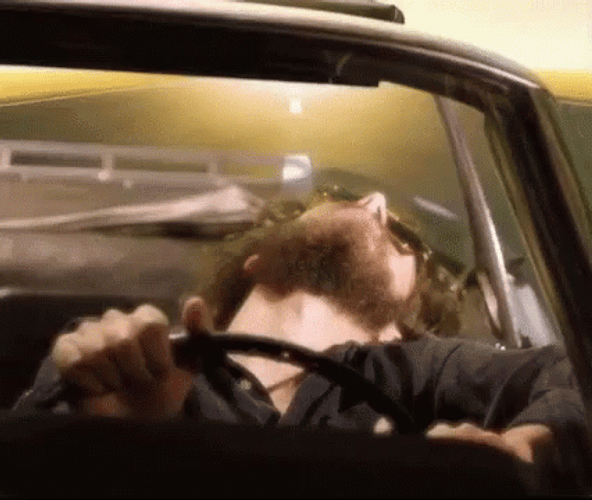 Sleeping While Driving GIF