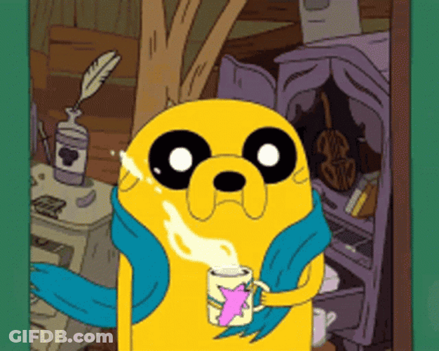 Sleepless Jake The Dog Good Morning Cartoon GIF