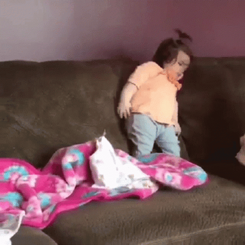 Sleepy Baby Girl GIF