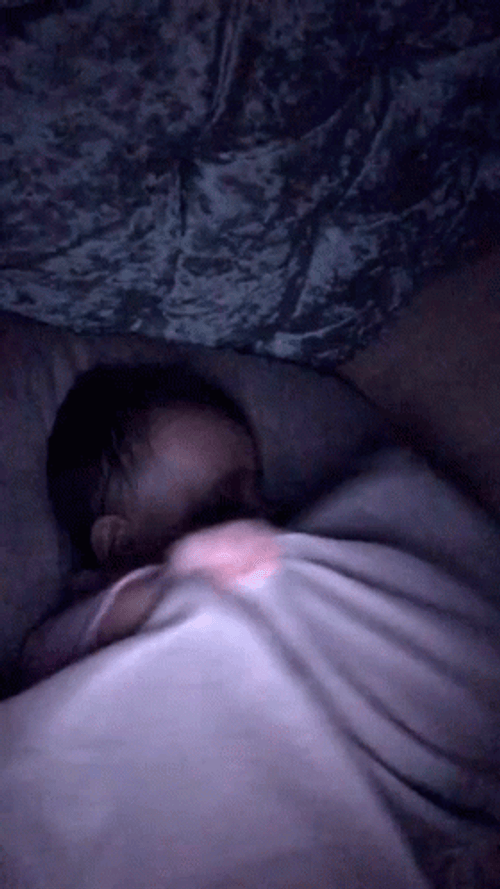 Sleepy Baby With Binky GIF