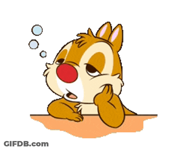 Sleepy Cartoon Chipmunks GIF
