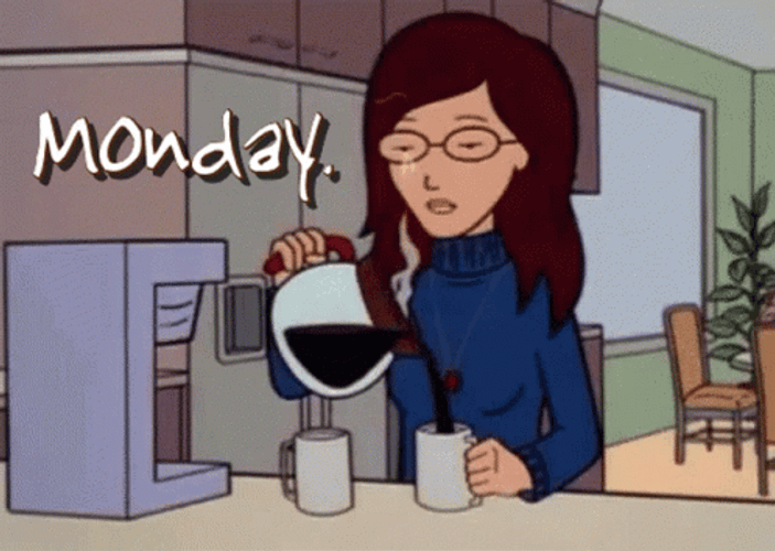 Sleepy Daria On Monday GIF