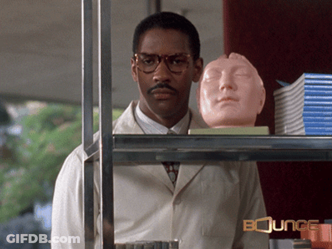 Sleepy Denzel Washington Falling Asleep GIF