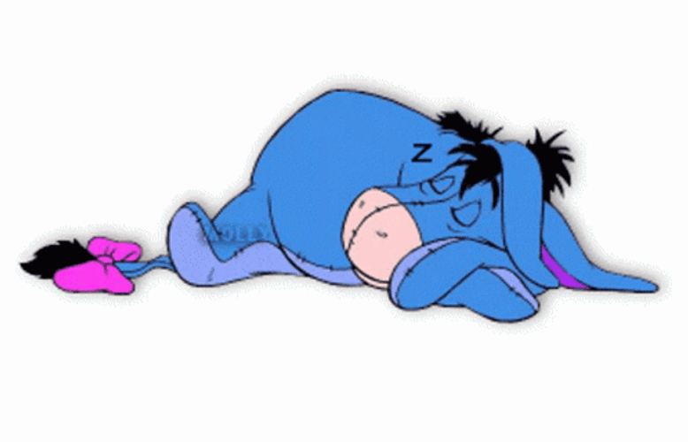 Sleepy Eeyore GIF
